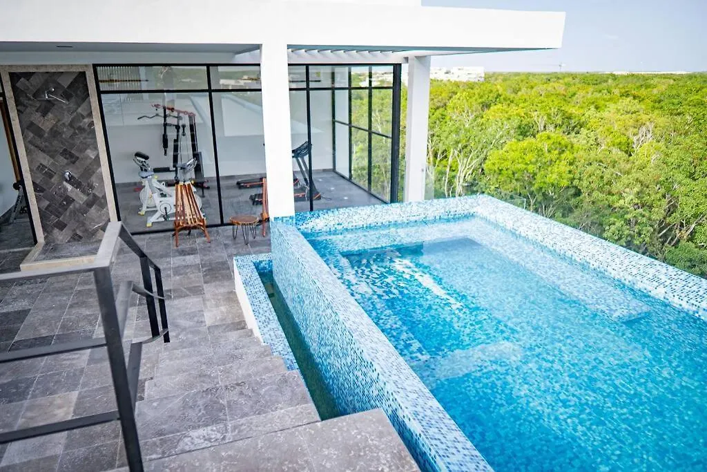 2-Level Apartment In Aldea Zama With Private Splash Pool. Tulum Mexico